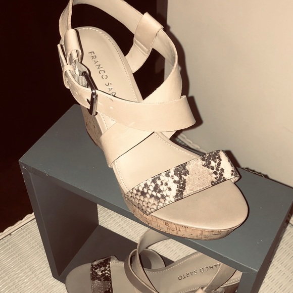 Franco Sarto Wedge Sandals - Picture 2 of 9